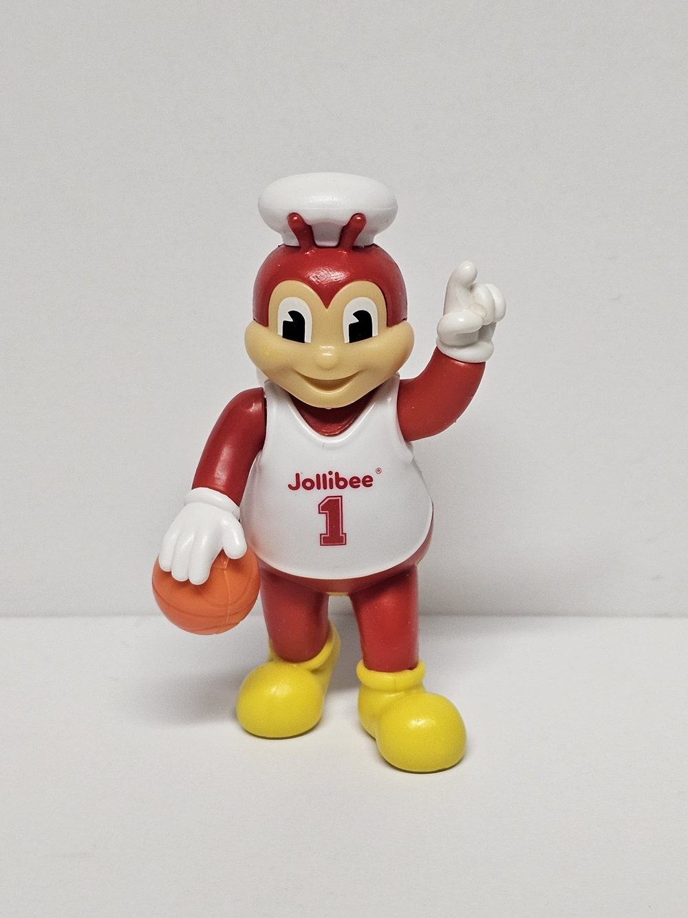 Jollibee J-ollympics Basketball Toy Figure #1 Jersey Jolly Kiddie Meal